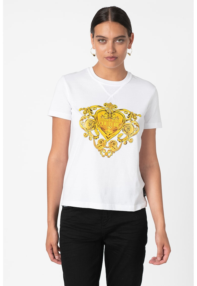 Versace Jeans Couture Тениска с лого - Pepit.bg