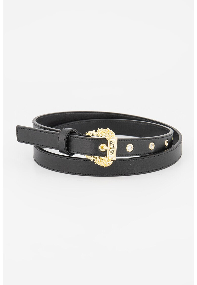 Versace Jeans Couture Тънък кожен колан - Pepit.bg