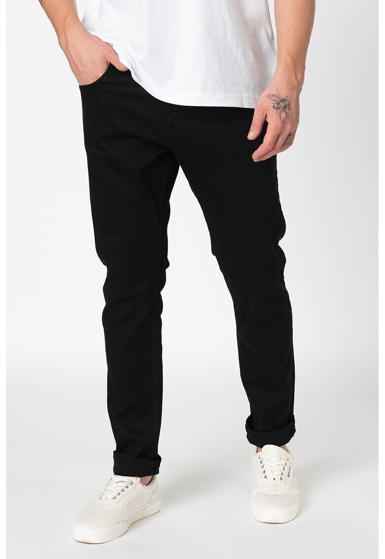 Versace Jeans Couture Вталени дънки с лого - Pepit.bg