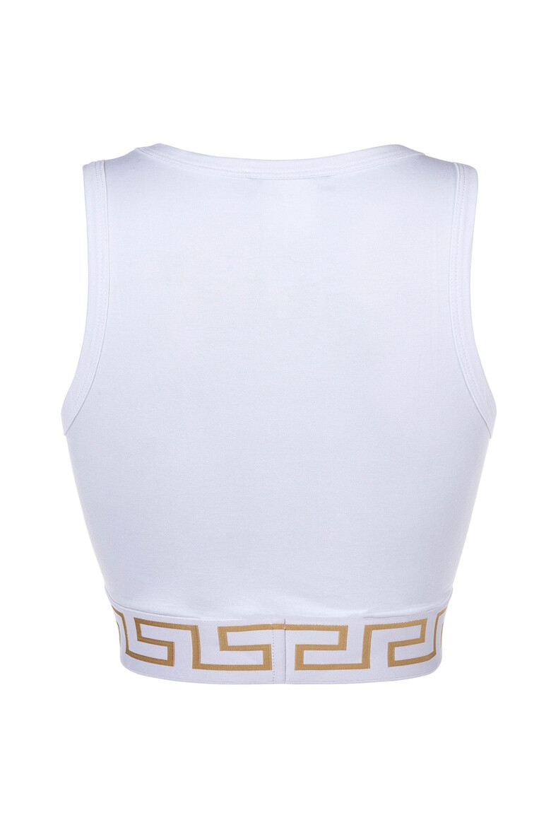 Versace Къс топ с лого - Pepit.bg