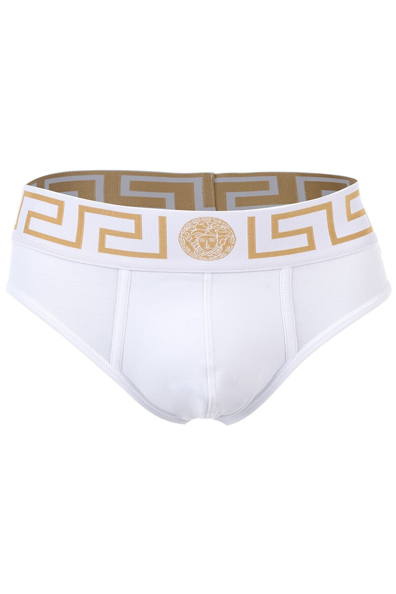 Versace Слипове Topeka - 3 чифта - Бял/Черен/Тъмносин - Pepit.bg