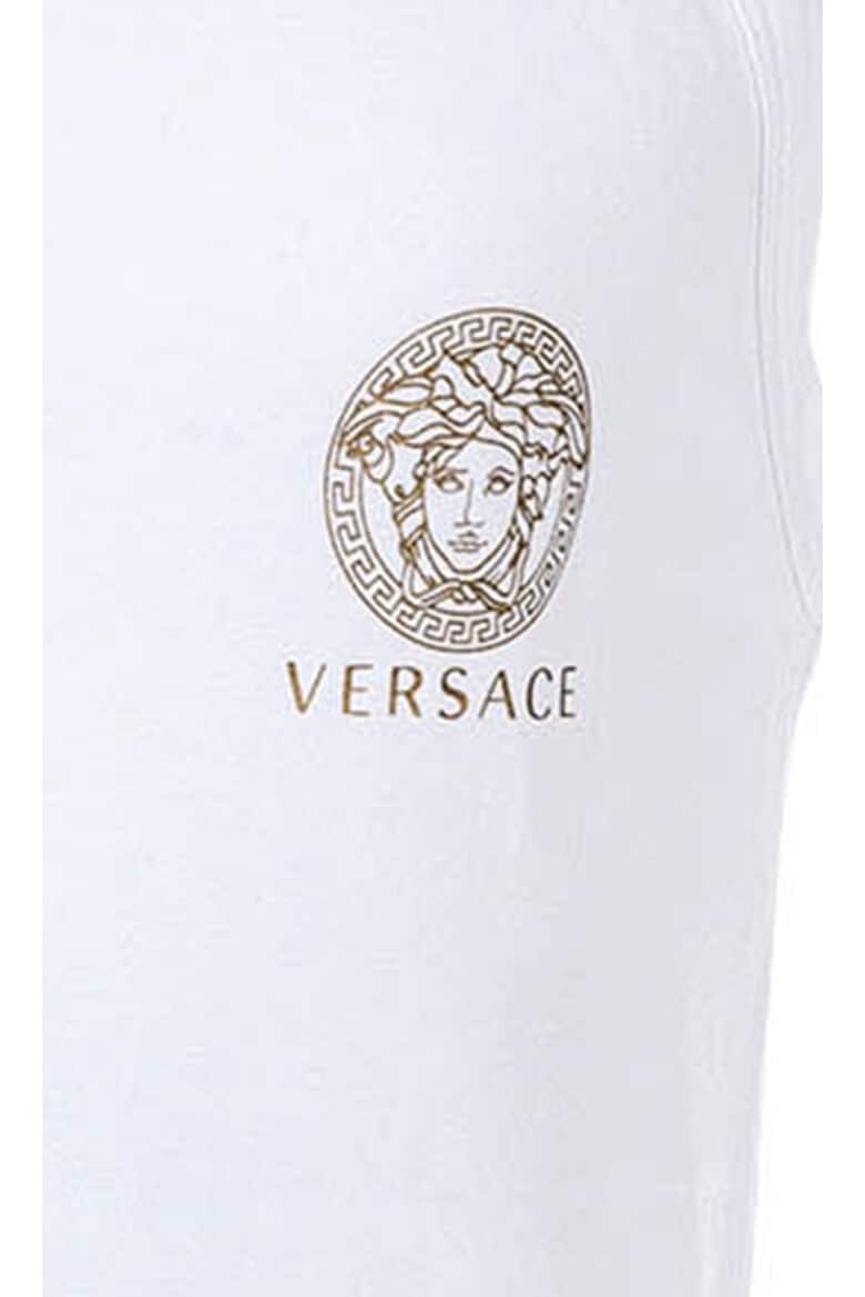 Versace Танк топ с лого - Бял - Pepit.bg