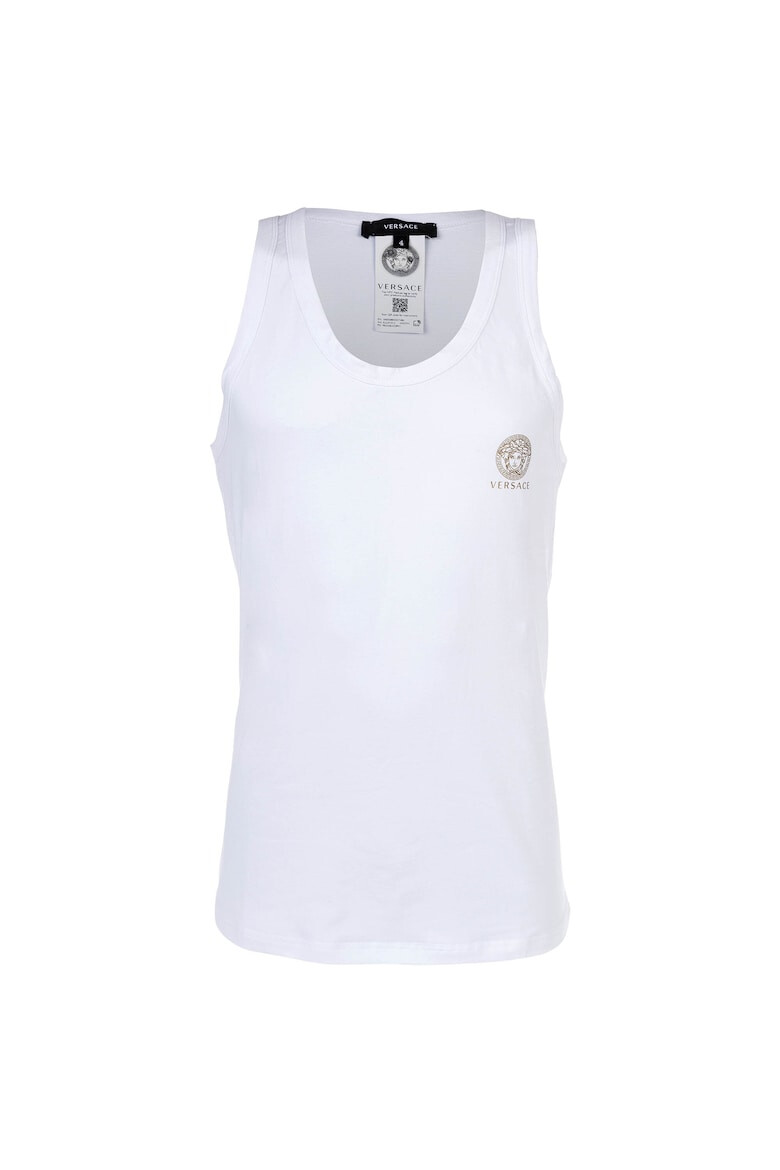 Versace Топ Topeka с лого - Бял - Pepit.bg