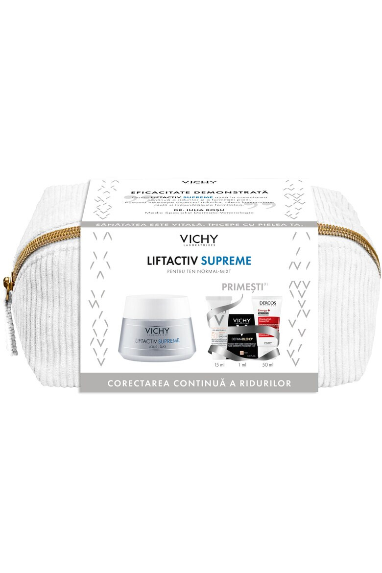 Vichy Комплект Liftactiv Supreme: Крем за лице против бръчки и стягане За нормална/смесена кожа 50 мл - Pepit.bg