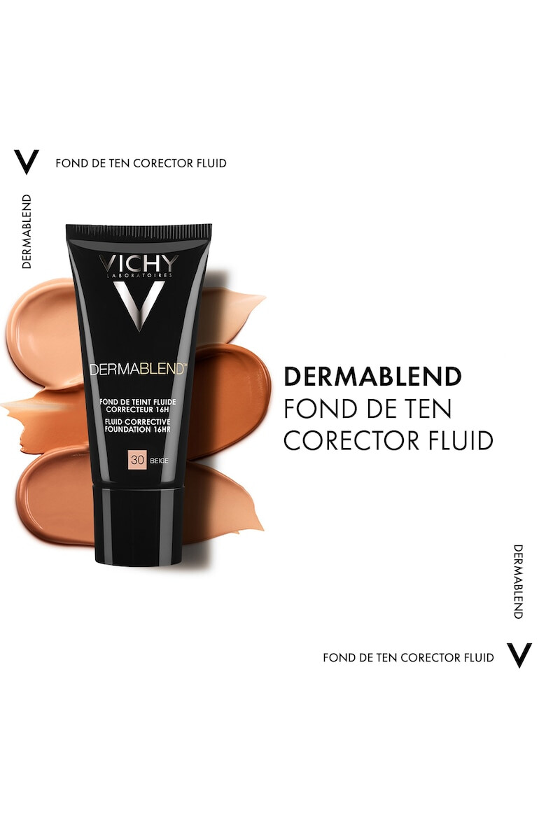 Vichy Коригиращ фон дьо тен Dermablend 16H 25 Nude SPF - Pepit.bg