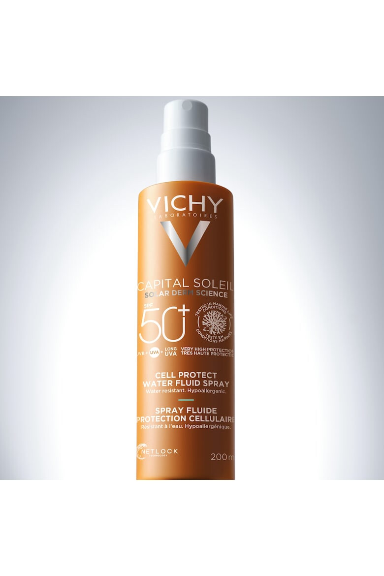 Vichy Невидим спрей флуид SPF 50+ CAPITAL SOLEIL Cell Protect - 200 мл - Pepit.bg