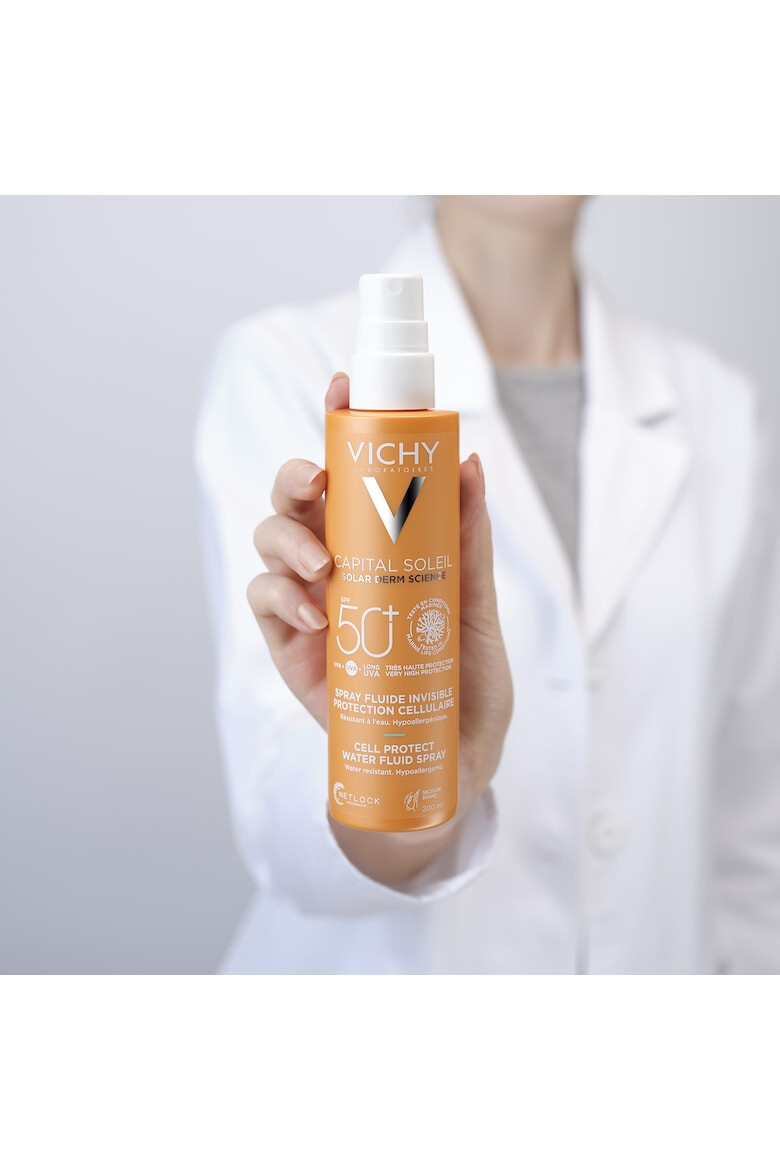 Vichy Невидим спрей флуид SPF 50+ CAPITAL SOLEIL Cell Protect - 200 мл - Pepit.bg