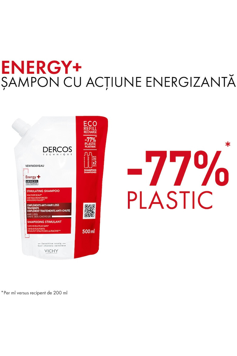 Vichy Шампоан против косопад Dercos Energising - Pepit.bg