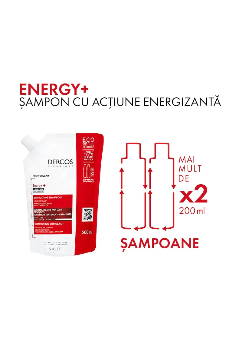 Vichy Шампоан против косопад Dercos Energising - Pepit.bg