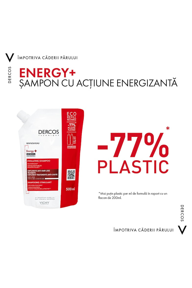 Vichy Шампоан против косопад Dercos Energising - Pepit.bg