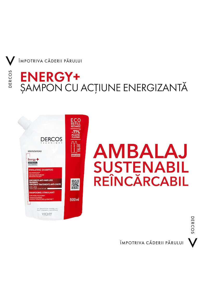 Vichy Шампоан против косопад Dercos Energising - Pepit.bg