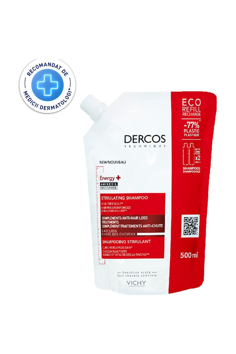 Vichy Шампоан против косопад Dercos Energising - Pepit.bg