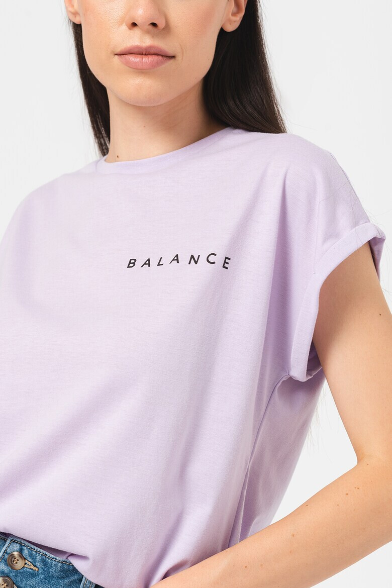 Vila Тениска Balance с овално деколте - Pepit.bg
