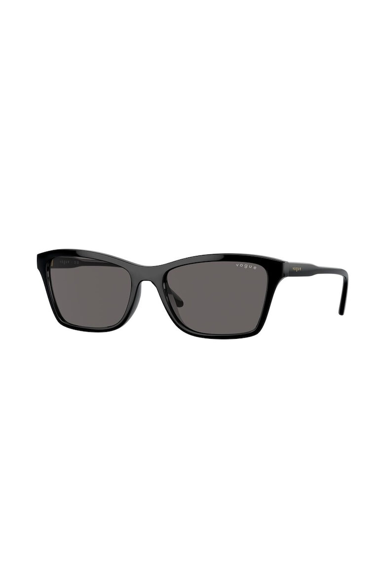 VOGUE EYEWEAR Правоъгълни слънчеви очила - Черен - Pepit.bg