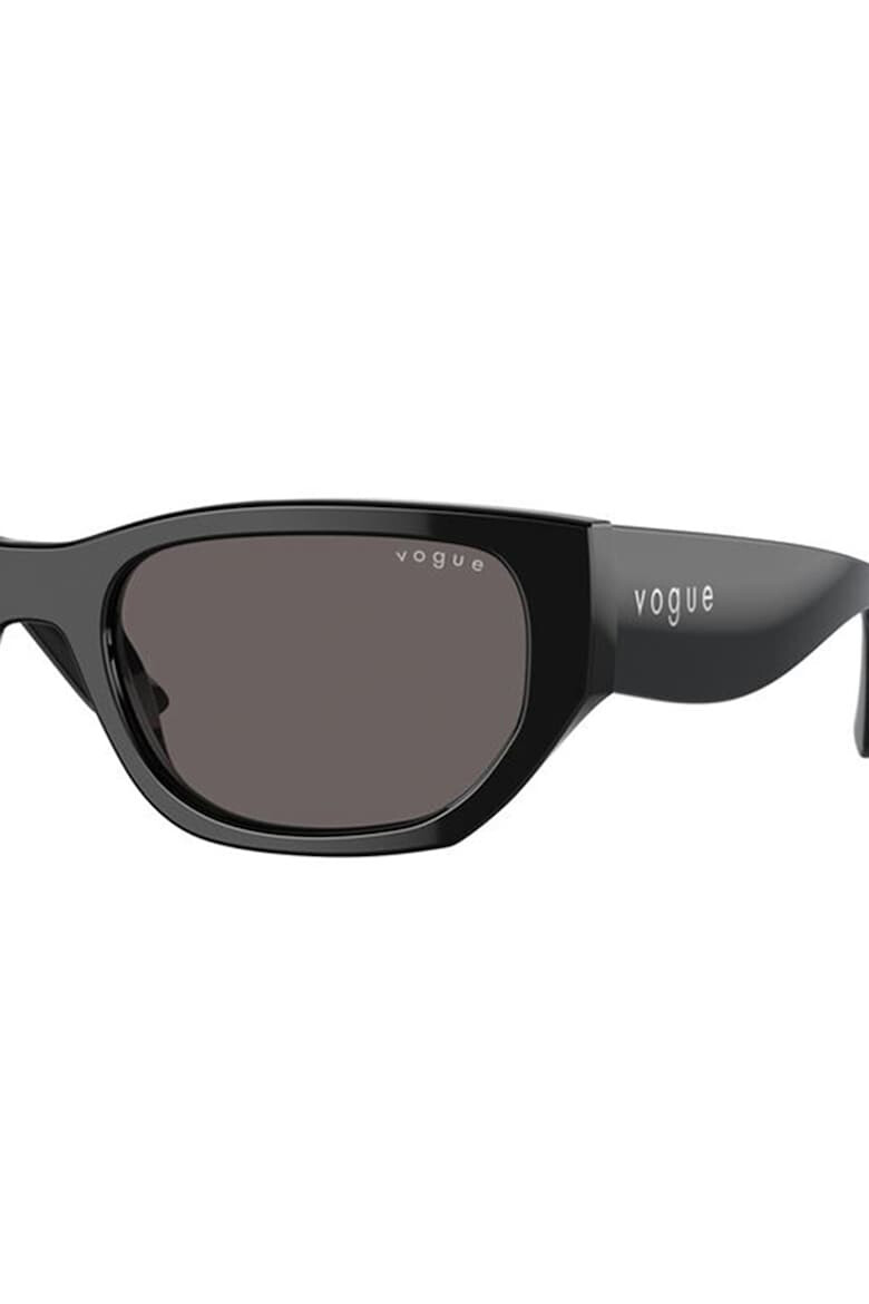 VOGUE EYEWEAR Правоъгълни слънчеви очила - Черен - Pepit.bg