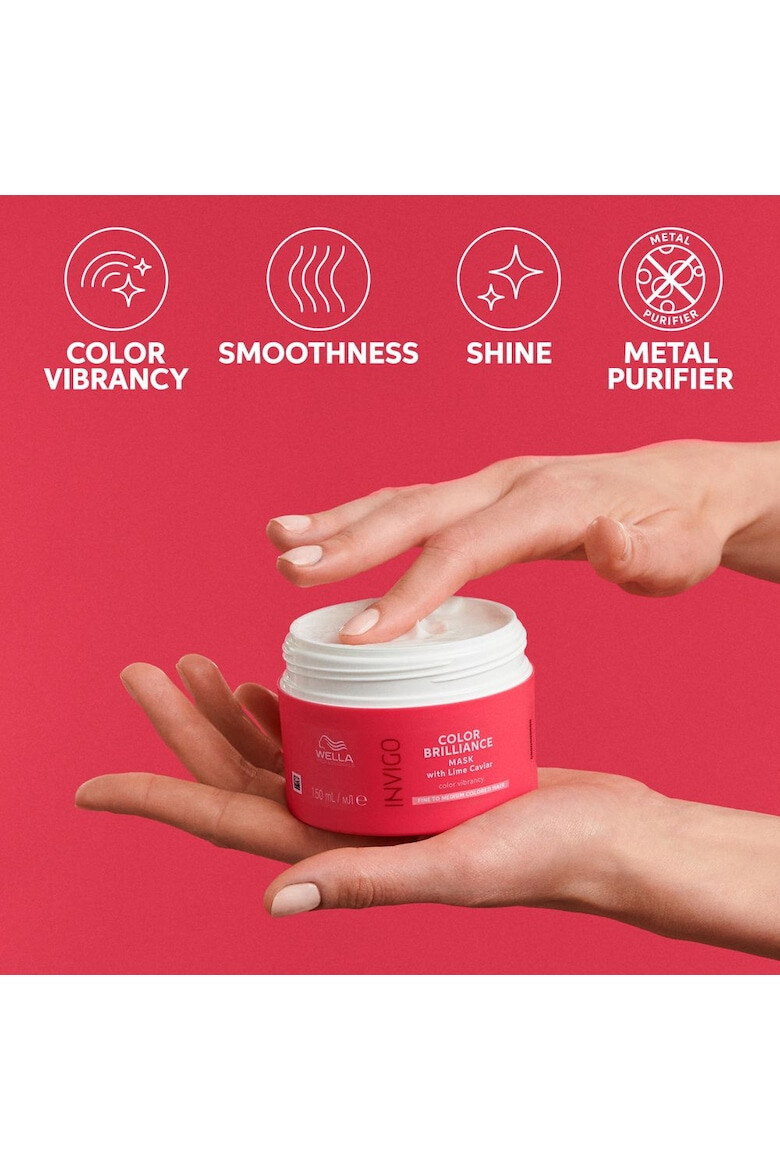 Wella Care Professional Маска Wella Professionals Invigo Color Brilliance Fine/Normal За тънка/нормална боядисана коса - Pepit.bg