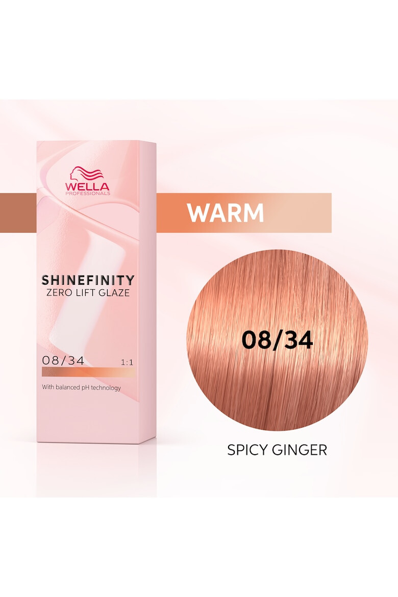 Wella Professionals Полуперманентна боя за коса Shinefinity Zero Lift Glaze 60 мл - Pepit.bg