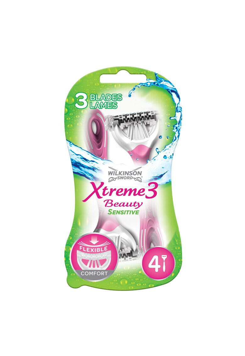 Wilkinson Самобръсначка Xtreme3 Beauty Sensitive Жени 4 броя - Pepit.bg
