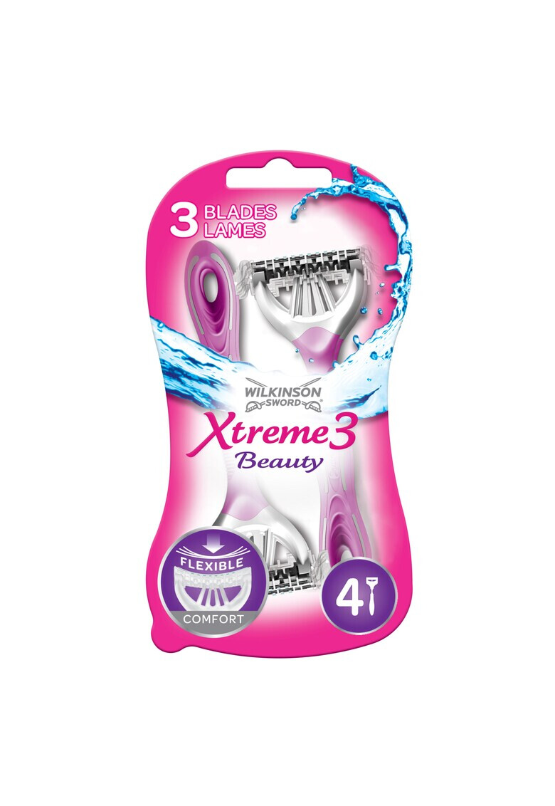 Wilkinson Самобръсначка Xtreme3 Beauty Жени 4 броя - Pepit.bg