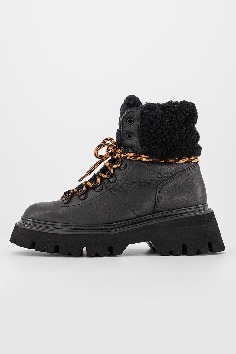 Woolrich Кожени боти с овча кожа - Pepit.bg