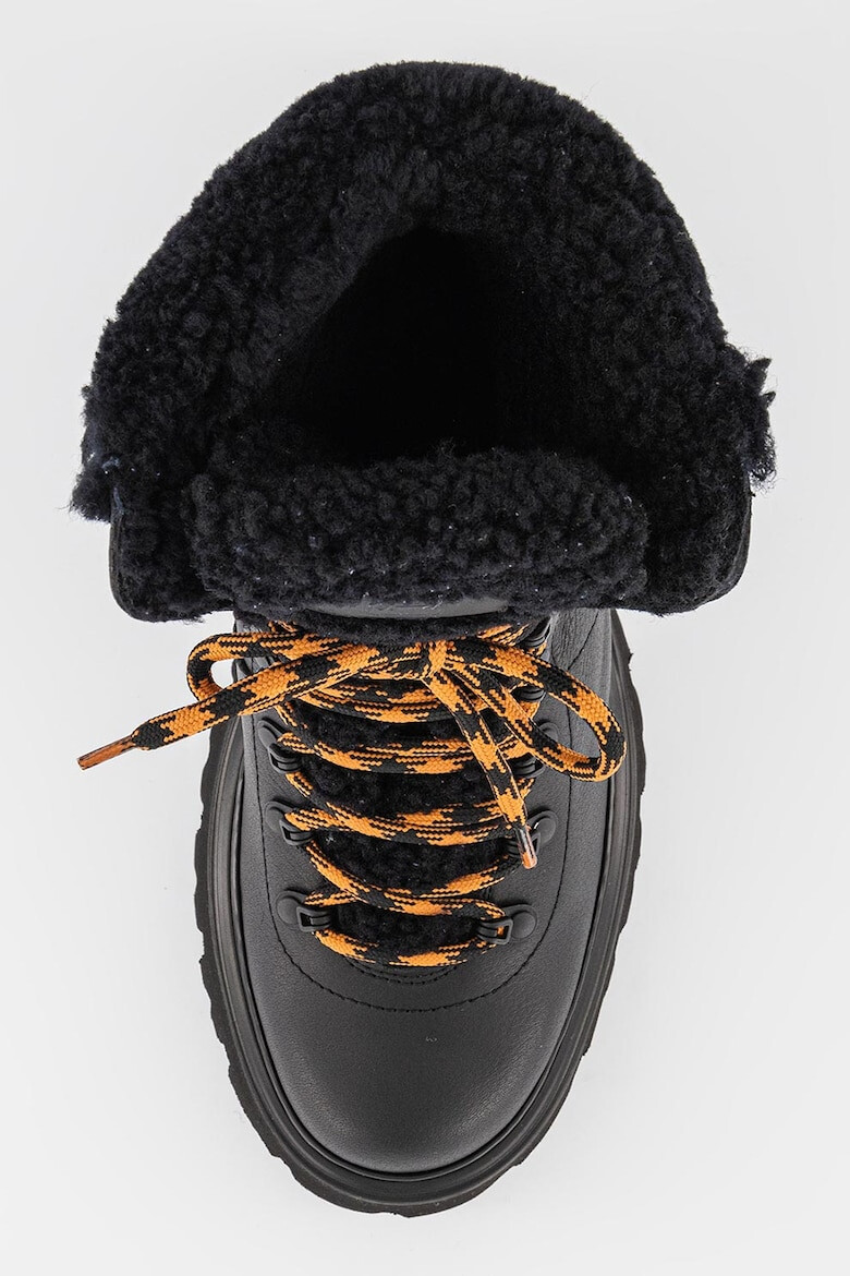 Woolrich Кожени боти с овча кожа - Pepit.bg
