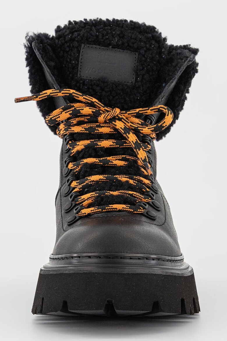 Woolrich Кожени боти с овча кожа - Pepit.bg