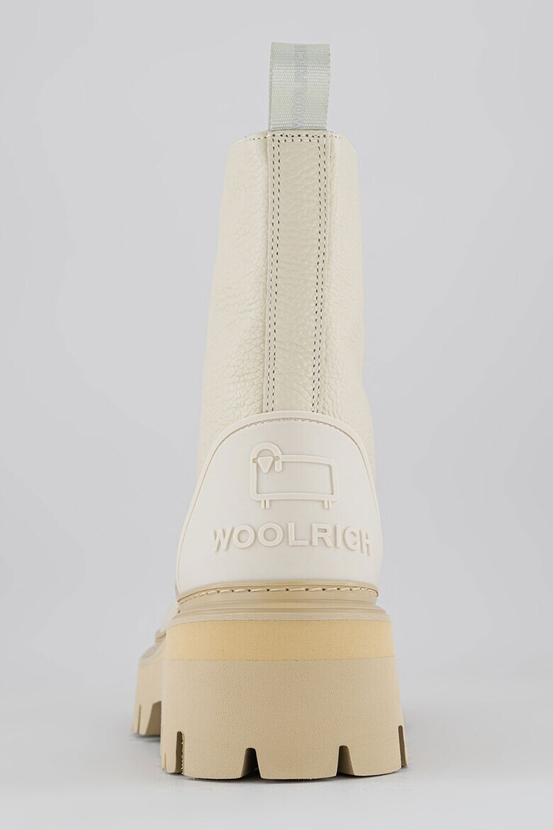 Woolrich Кожени боти с релеф - Pepit.bg