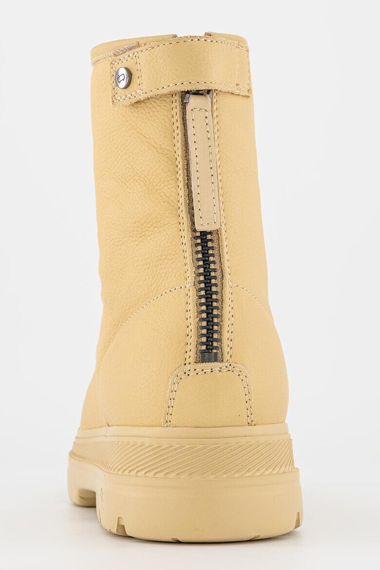 Woolrich Кожени боти с цип отзад - Pepit.bg