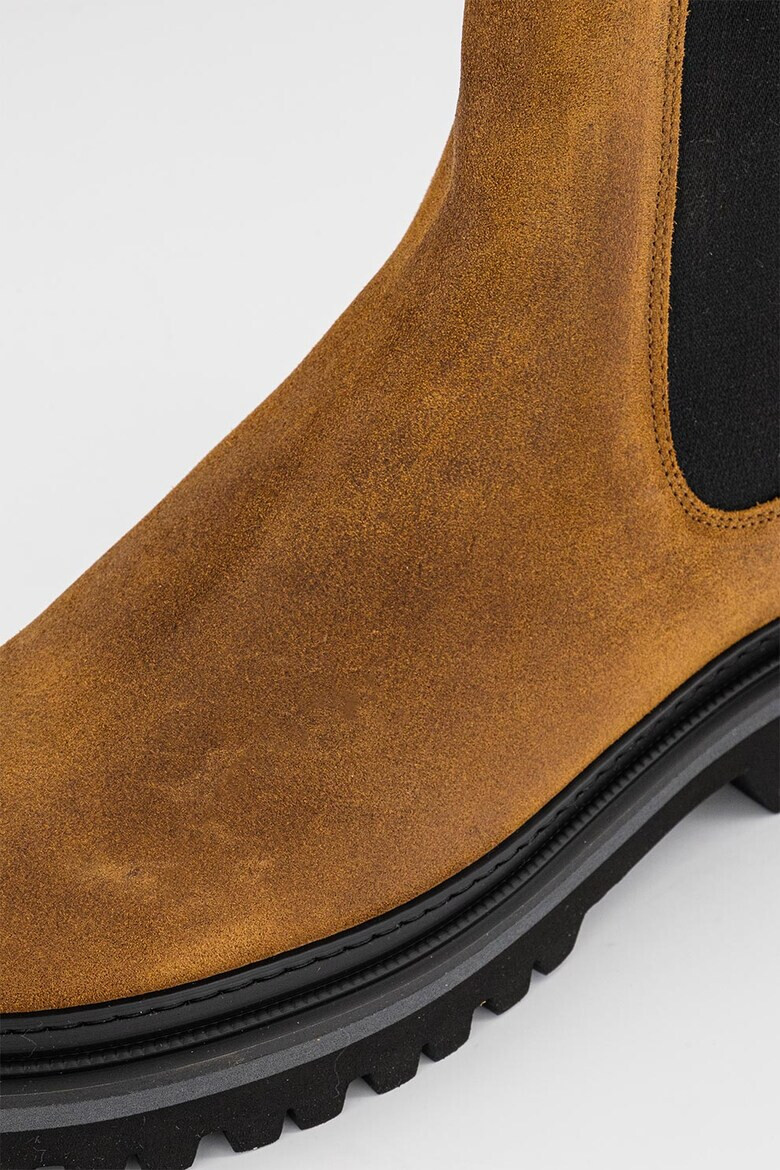 Woolrich Велурени боти Chelsea с лого - Pepit.bg