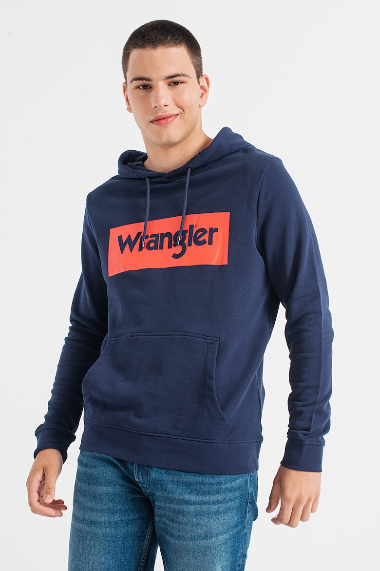 Wrangler Худи с лого и джоб кенгуру - Pepit.bg