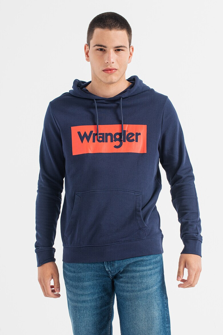 Wrangler Худи с лого и джоб кенгуру - Pepit.bg