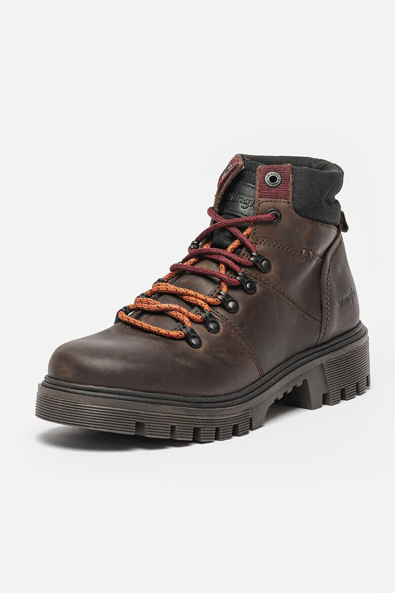 Wrangler Кожени боти Seattle Peak с текстил - Pepit.bg