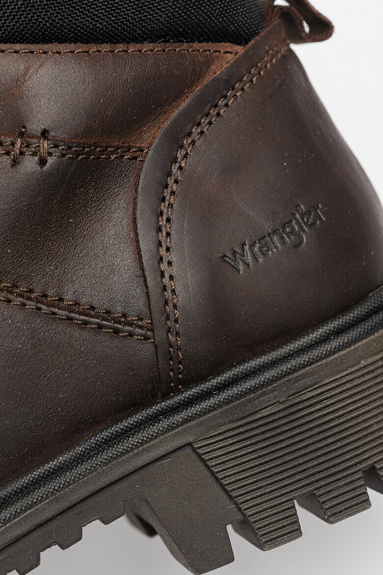 Wrangler Кожени боти Seattle Peak с текстил - Pepit.bg