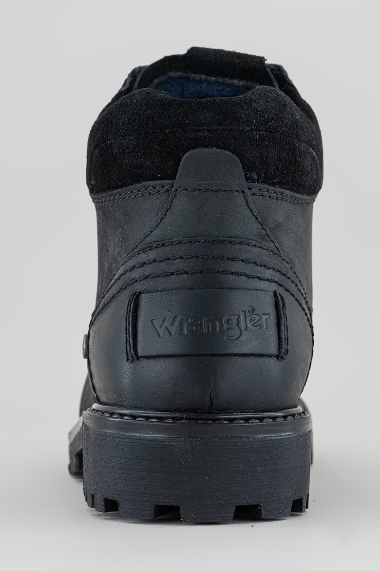 Wrangler Кожени боти Yuma с велур - Pepit.bg