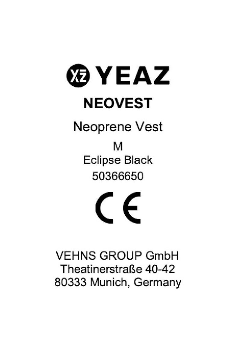 YEAZ Унисекс сърфинг елек Neovest - Черен - Pepit.bg
