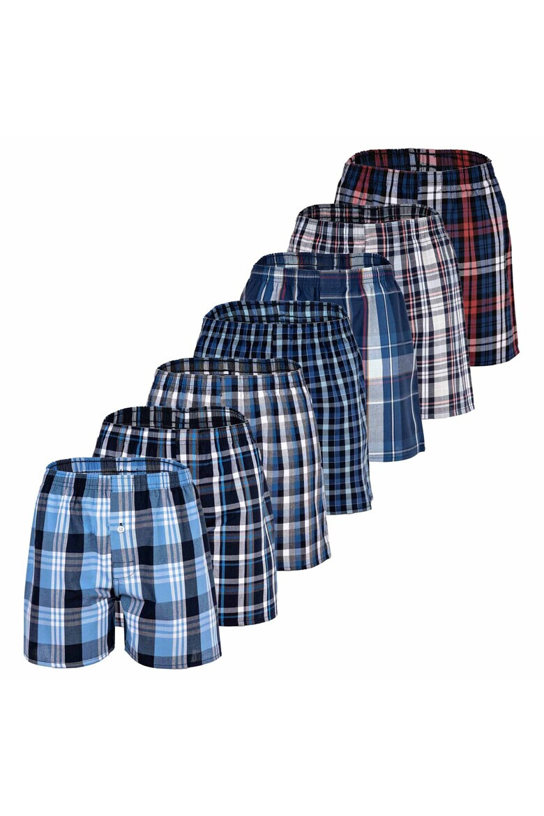 YOURBASICS Карирани боксерки 7 чифта - Pepit.bg