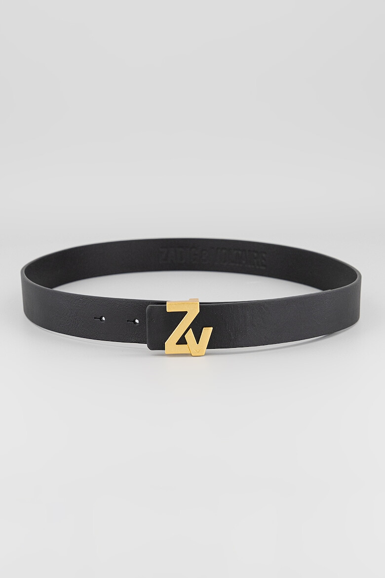 Zadig  Voltaire Колан с инициали - Черен - Pepit.bg