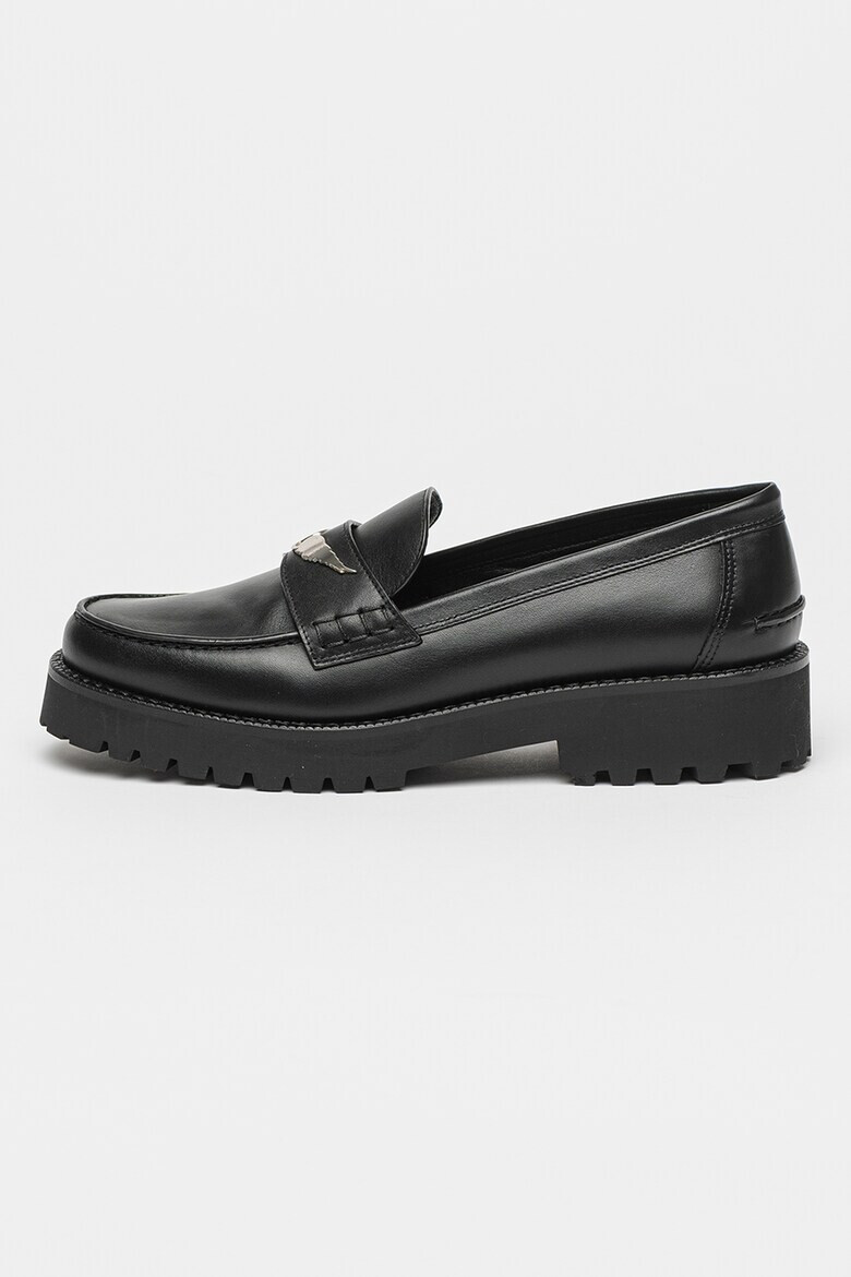 Zadig  Voltaire Кожени мокасини с овален връх - Pepit.bg