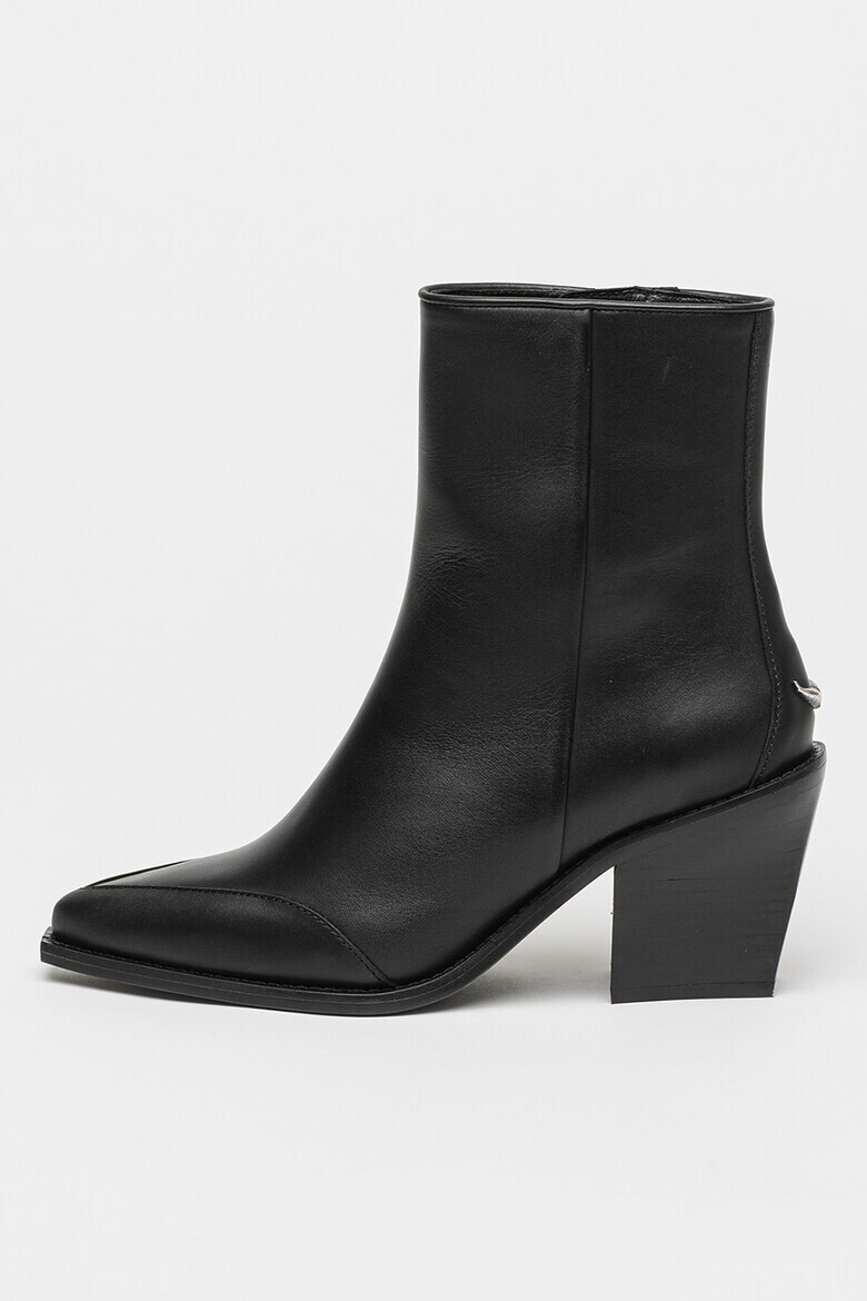 Zadig  Voltaire Заострени кожени боти - Pepit.bg