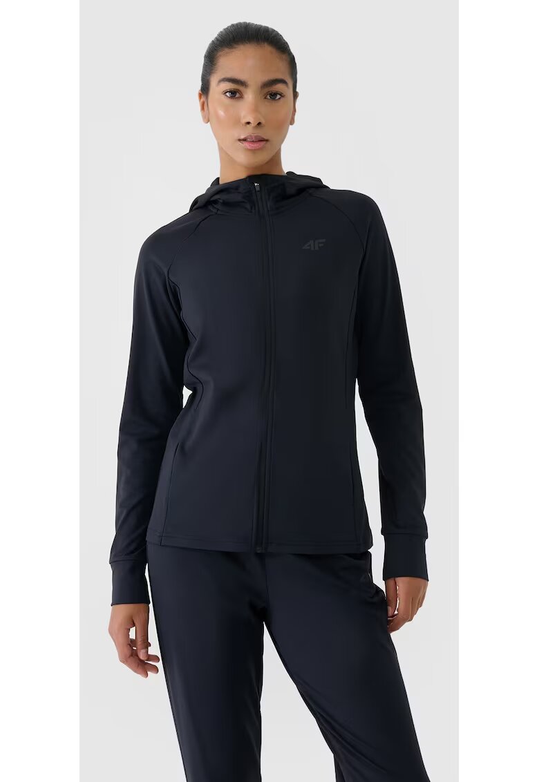 4F Дамски суитшърт slim fit - - синтетичен