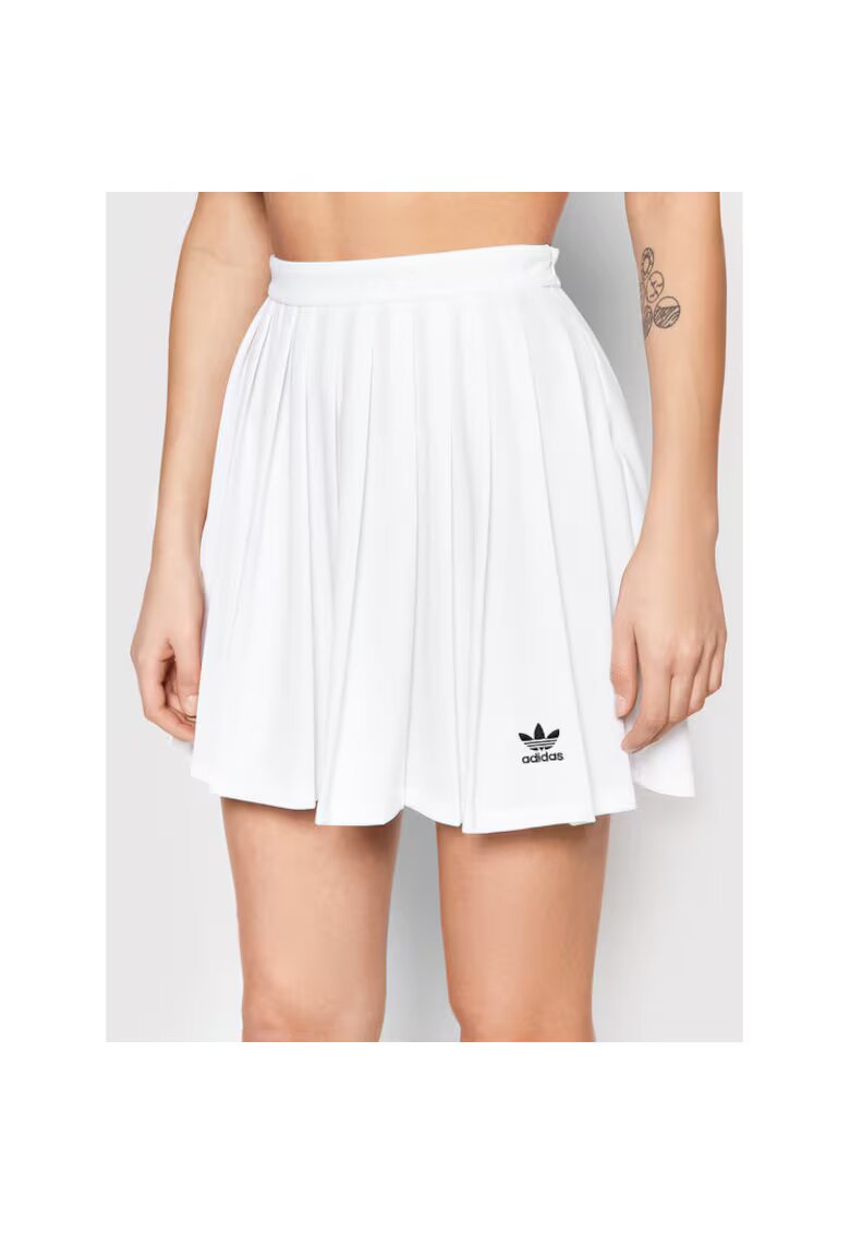 adidas Дамска плисирана пола бяла