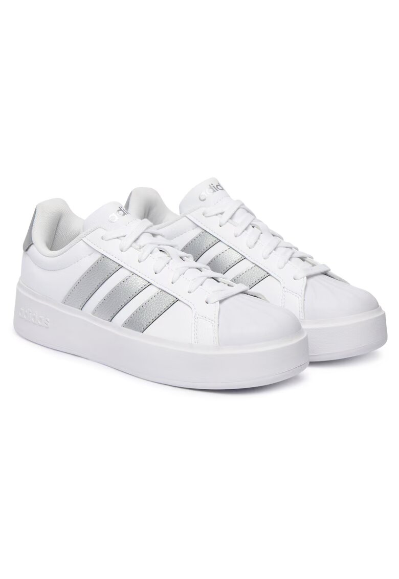 adidas Дамски кецове - екологична кожа - бели - стилни и удобни