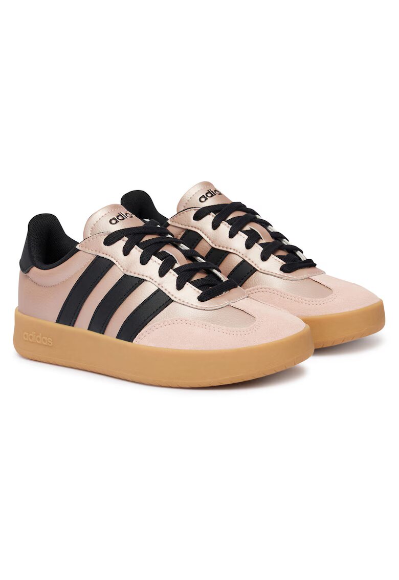adidas Дамски кецове - екологична кожа - розов - комплект