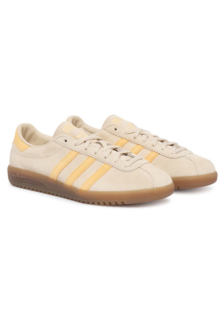 adidas Дамски кецове - естествена кожа - бежови - комплект