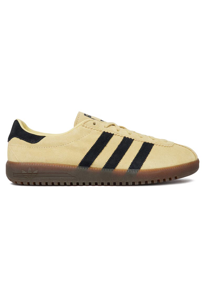 adidas Дамски кецове - естествена кожа - жълто/черно