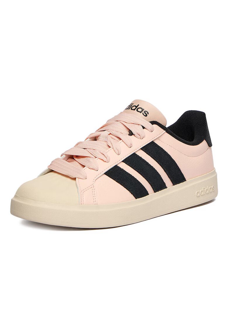 adidas Дамски кецове - розови - екологична кожа