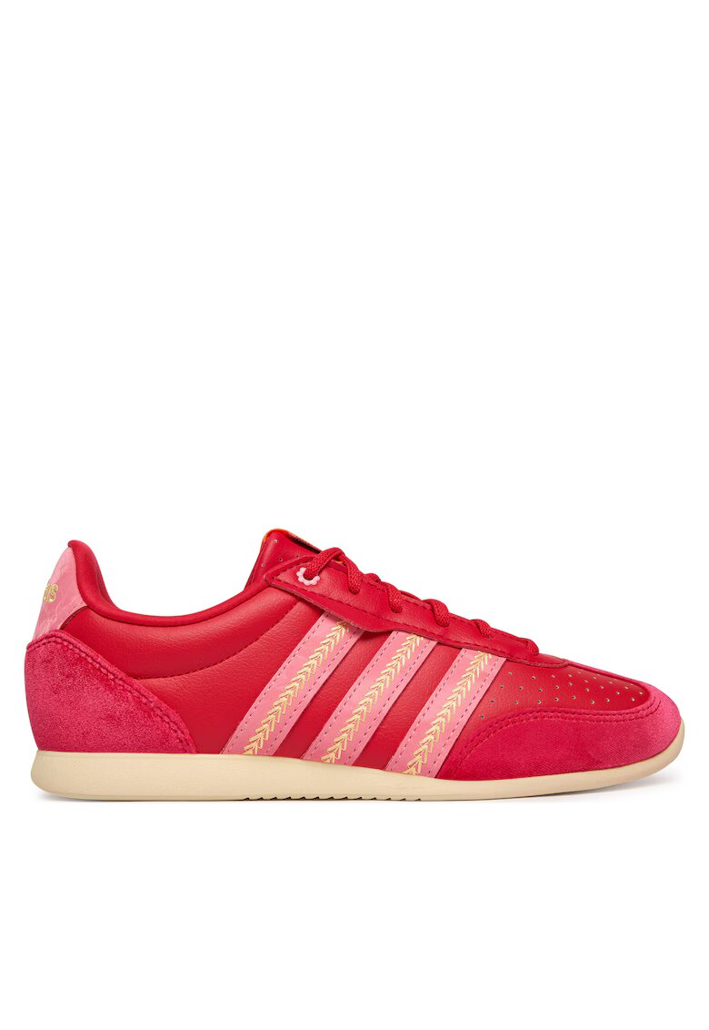 adidas Дамски спортни обувки - екологична кожа - червени