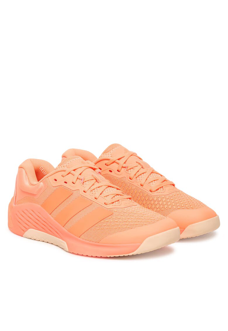 adidas Дамски спортни обувки - оранжеви - текстил - за фитнес
