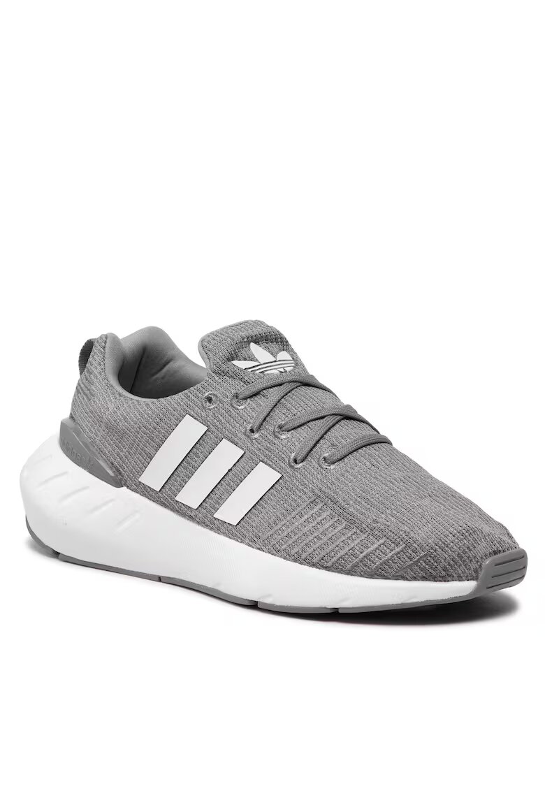 adidas Детски обувки - Swift Run 22 J - унисекс - сиви - бели