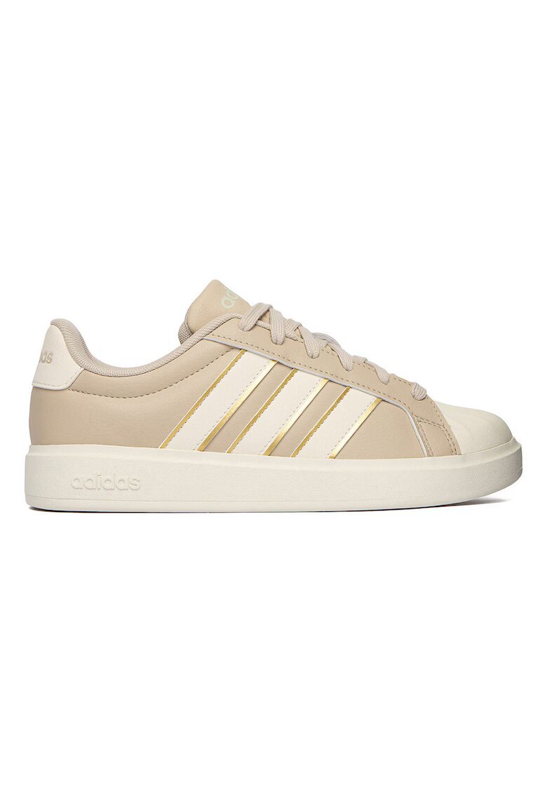 adidas Детски спортни обувки - бежови - екологична кожа - за момичета